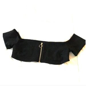 SABO Swim Black Bandeau Top